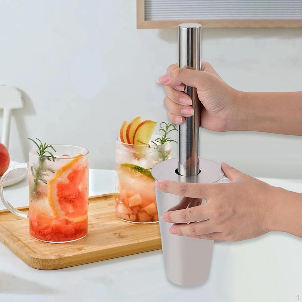 -, Lemon Tea Tool, Manual Stainless Steel, Multifunctional -Popsicle Maker for Cafe Bar