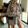 Women's Crew Neck Sweater, Loose Fit for Fall and Winter
