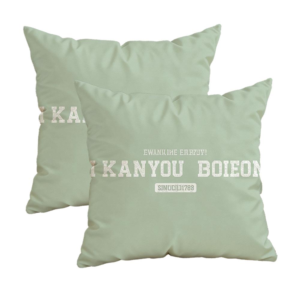 Unique Kanyou Boieon Pattern Pillowcasezipper Design, Decorative Pillowcase, 45X45 Cm Pillowcase