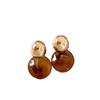 Retro Hong Kong Style Earrings Women's Light Luxury High-end Sense Niche Autumn and Winter Earrings Earrings
