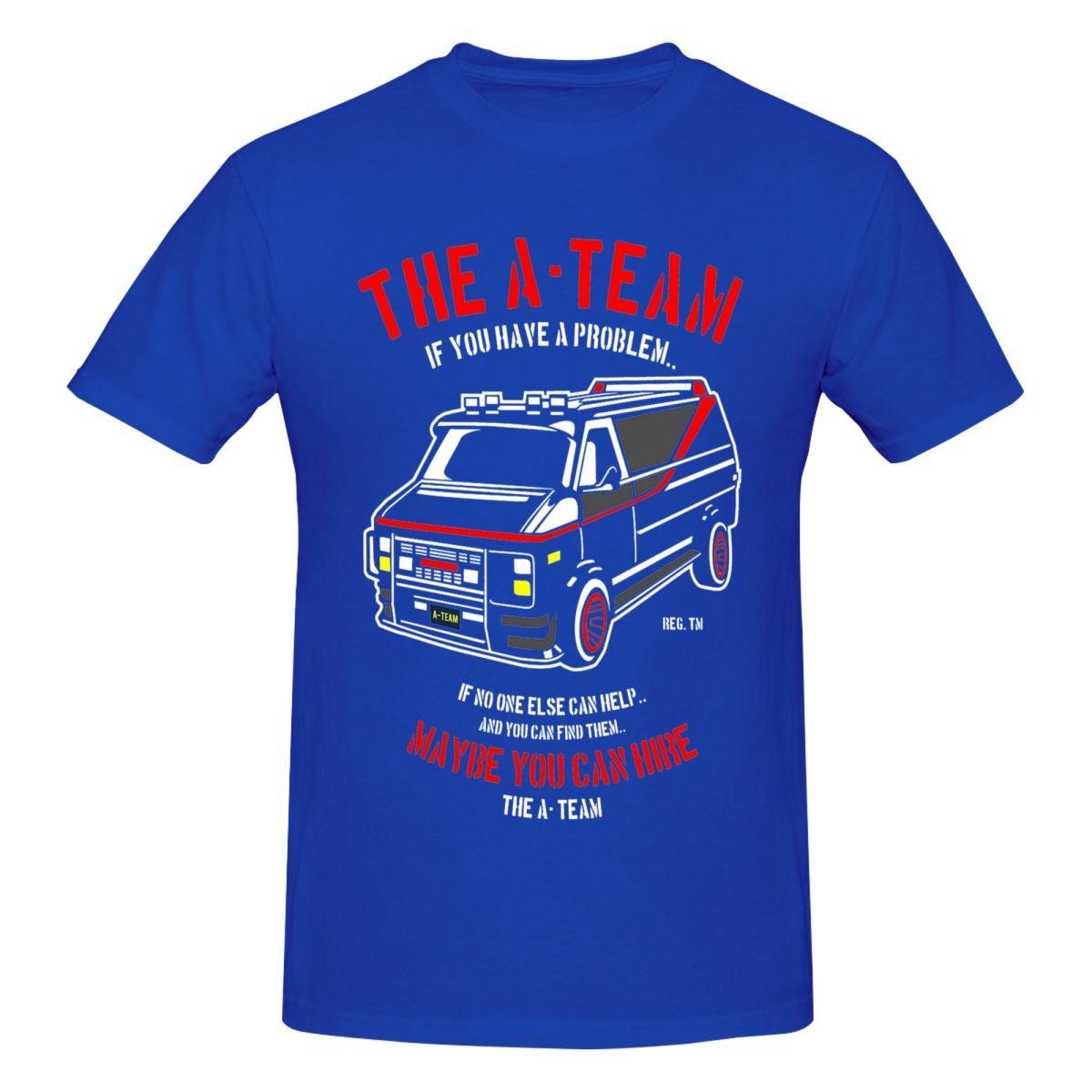 Love your season The A Team T-shirt Heren Puur Katoen Vintage T-shirt Crewneck T-shirts Korte Mouw Kleding Cadeau Idee XL