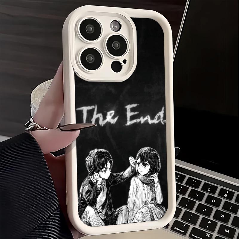 Phone Case for iPhone 17 Air 16E 15 16 Pro Max A-Attack On T-Titan Mikasa Cover 14 Plus 13 12 Mini Soft Shell Silicone Fundas