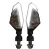 2PCS Motorcycle LED Turn Signal Lights Left Right Signal Lamp 22LED Winker Assy Indicators Blinkers For Kawasaki Yamaha Honda