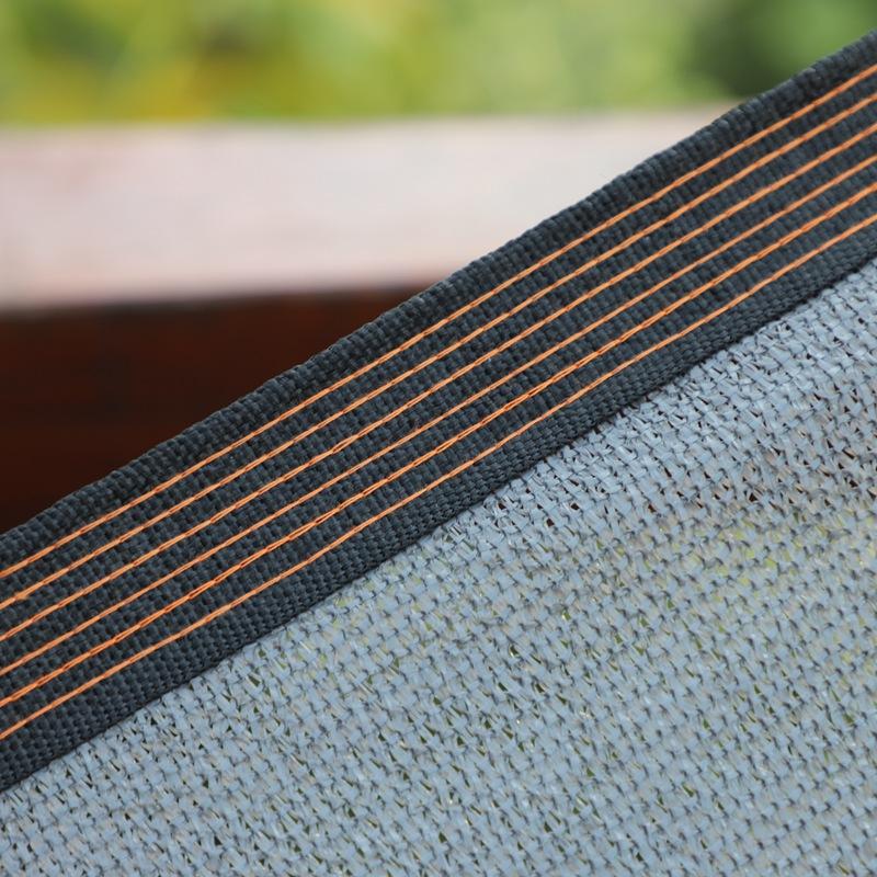 Gray Hi-Quality Anti-UV Sunshade Net Balcony Safety Fence Nets Backyard Terrace Privacy Fence Screen Swimming Pool Awning