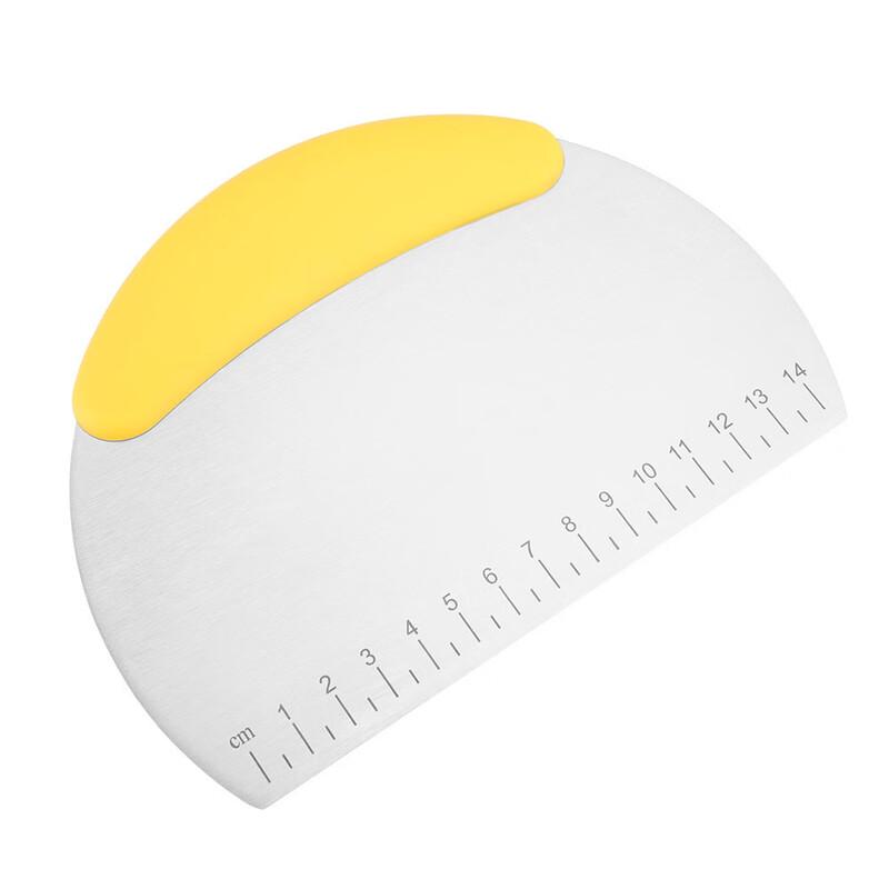 ZISIZ Stainless Steel Semi-circular Dough Scraper