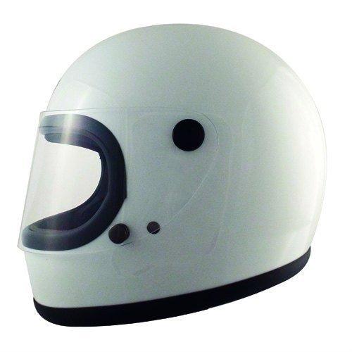 Cască integrală TNK Kogyo Speed ​​Pit, stil vintage, B60, albă, 51178, circumferință liberă (Cap 58cm~59cm)