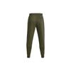 Under Armour Rival Letter Print Drawstring Fleece Jogger Pants Men Bottoms Green 1379776-390