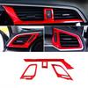 Red ABS Decorative Strip for 10th Gen Car Air Conditioner Vent