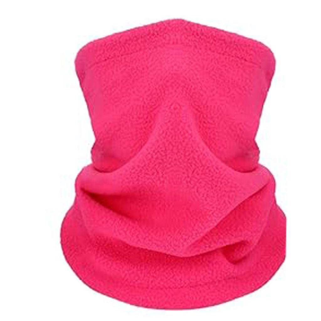 Winter Thermal Fleece Neck Gaiter Face Mask Thickened Windproof Cold Weather Cover for Outdoor Sports Cycling Skiing Hiking