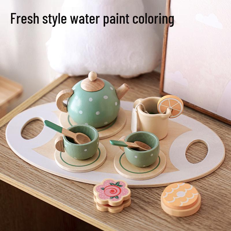 

Children s Wooden Afternoon Tea Play Set