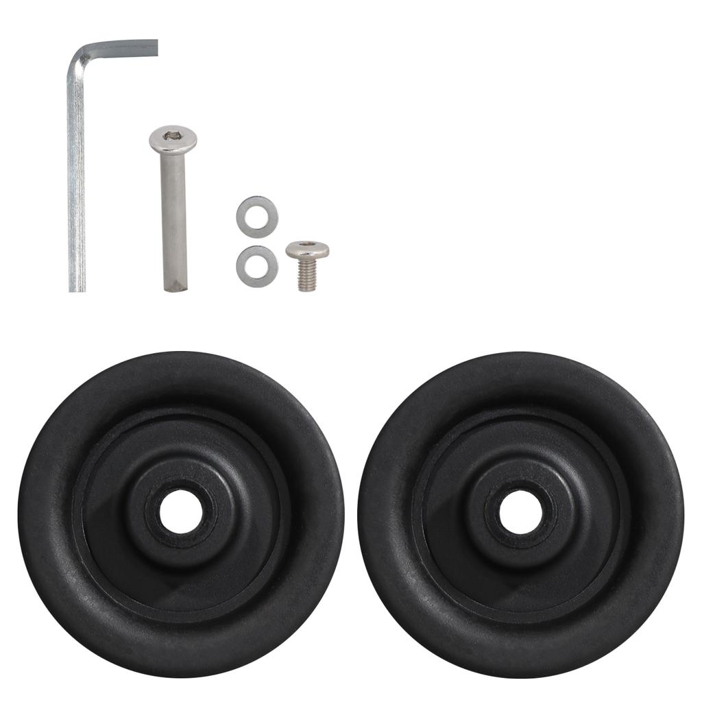 1 buc Roți practice rotative la 360 de grade pentru valize, de schimb, silențioase, pentru valiză tip troler