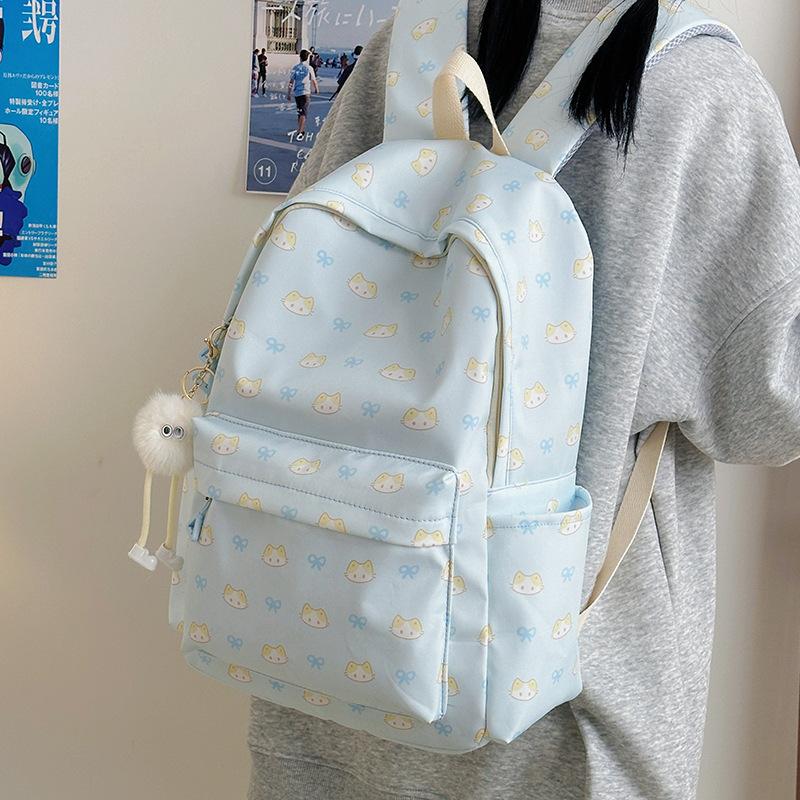 School Bag Korean Version Ins Large Capacity Cute Casual Simple Versatile Light Spring Outing