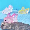 5Pcs Cute Mini Little Goldfish Ornaments Landscape Decoration Miniature Figurines Creative Diy Home Decoration Accessories Gifts
