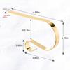 6x Christmas Stocking Holders Anti Slip Iron Christmas Decoration Mantel Stocking Hooks for Staircases Party Shelf Festival Desk