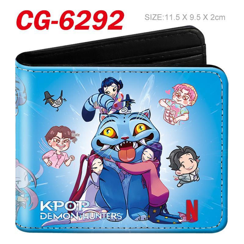 K-Pop Demon Hunter Girl Group 3D-geprägte Anime-Geldbörse für Schüler und Fans