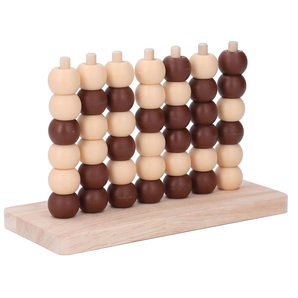 Beaded 3D Table Game Chess Toy 4 Connect Chess Toy Early Educatioal Puzzle Interactive Two Player