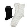 5/10 Pairs Casual Autumn Winter Twisted Coral Velvet Floor Socks for Home Use Warm and Fluffy Non Shedding Mid Calf Socks Thickened Socks for Children