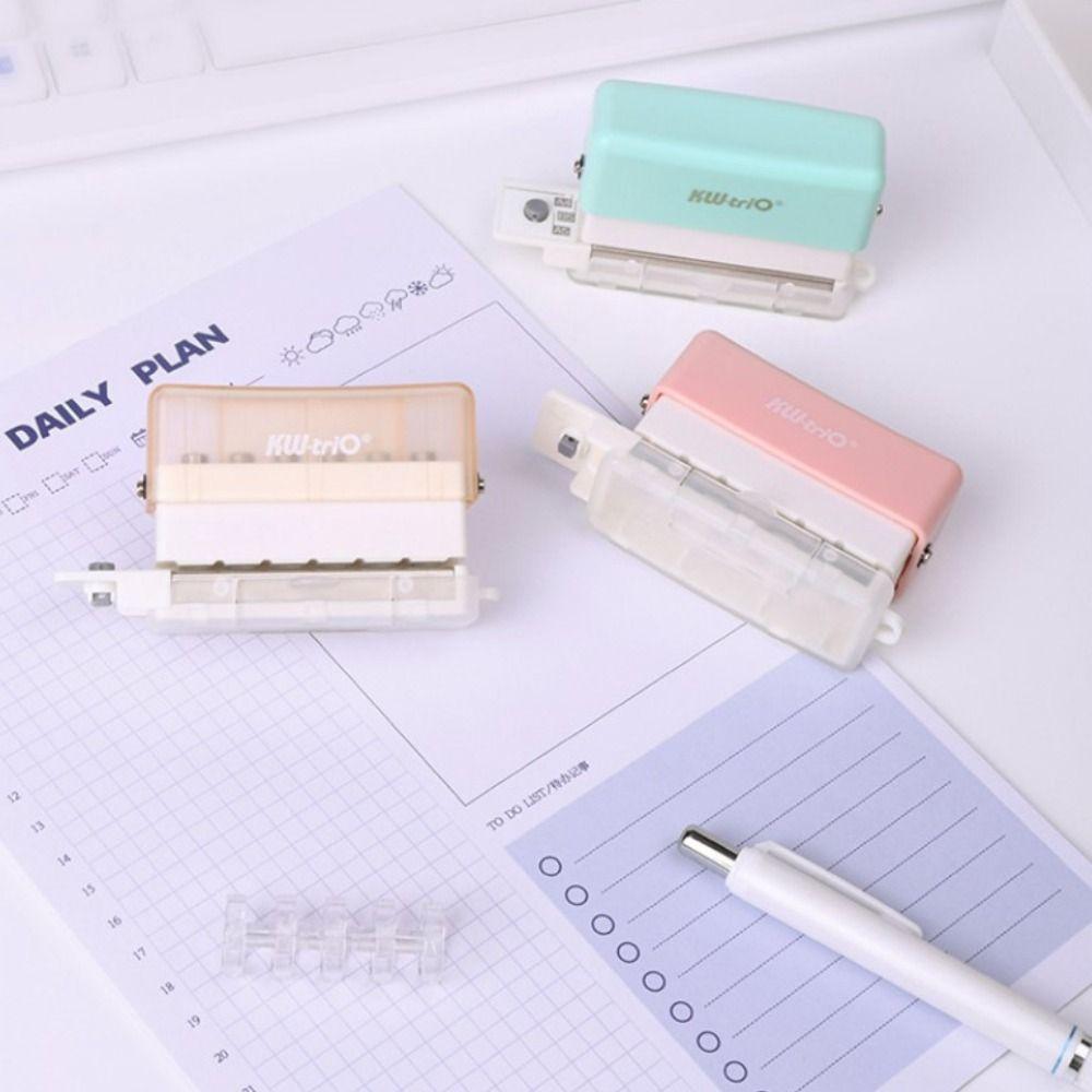 

Student Stationary Office Supplies Paper Puncher Round Hole Puncher Hole Puncher Manual Binding