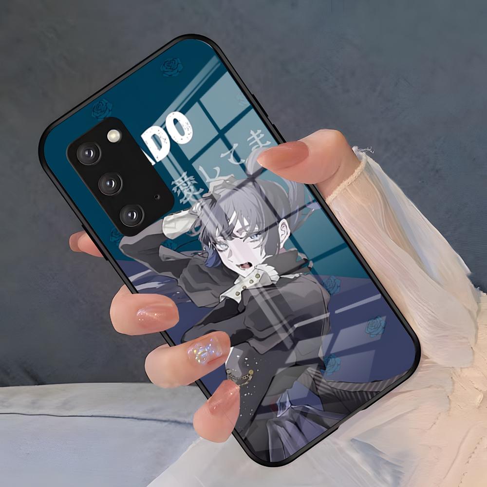 Cute A-Ado Phone Case For Samsung S26 S25 Plus S20 S20 Plus S22 Ultra S23 FE S21 Plus S21 Ultra Glass Cover