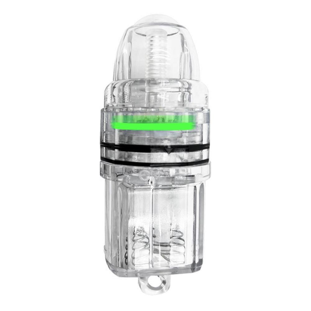 Waterproof LED Fish Attracting Indicator LED Flashing Night Fishing Lamp Light Bait  Underwater