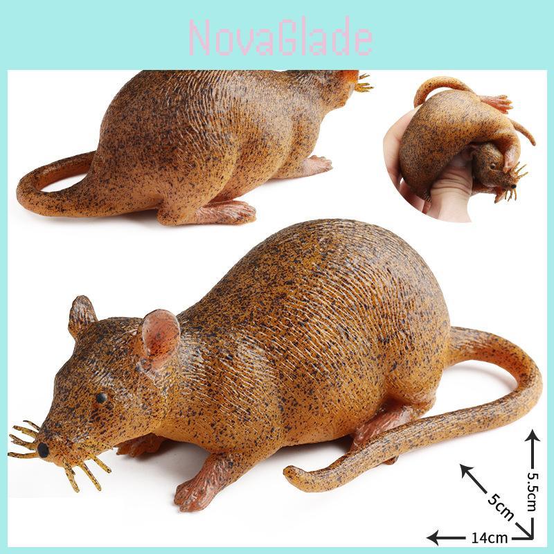 Cat Toy Mouse With Soft Tpr Rubber Material For Engaging Play And Dental Chewing