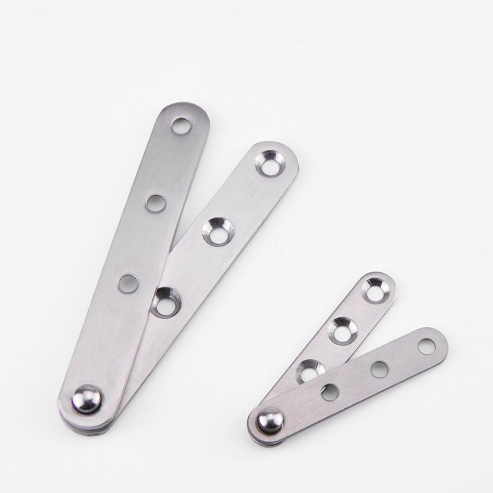 4 Stainless Steel 360 360-degree Rotating Hidden Hinge,Door Pivot Hinge Stainless Steel Drawer Window Door Accessories Suitable for Door