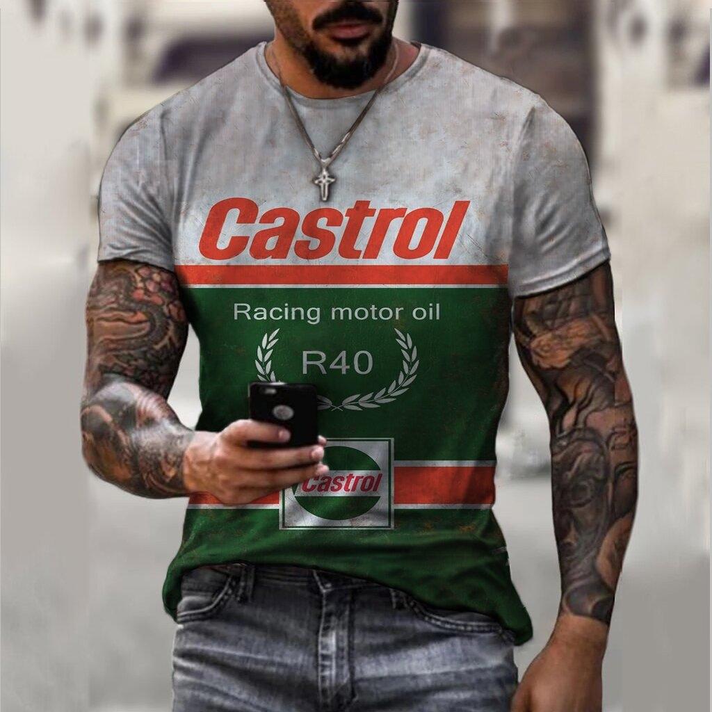 Summer New Graphic Casual Short Sleeved T Shirt For Men Oversized Streetwear 3D Digital Printing Large Size Top Tees For Male