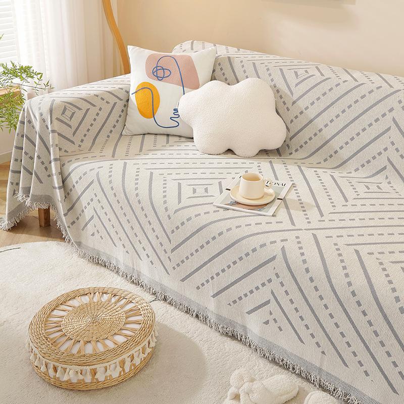 Anti-Scratching Sofa Cover Towel All-Inclusive Universal Four Seasons Universal Dustproof Cover Fixed Non-Slip Backrest Towel