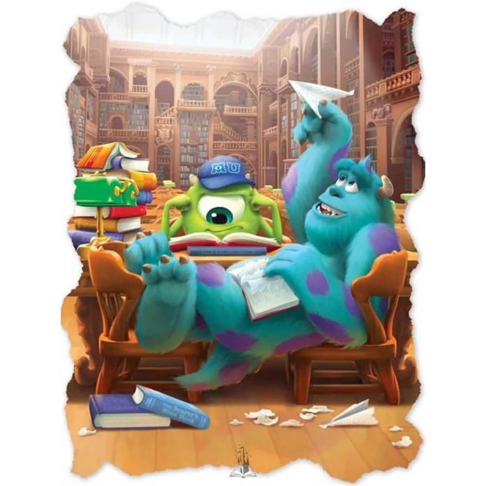 2026 Neues Disney Monster AG Diamantstickerei Cartoon Runde Diamantmalerei Neues Mosaik Puzzle Strasssteine Heimwanddekoration