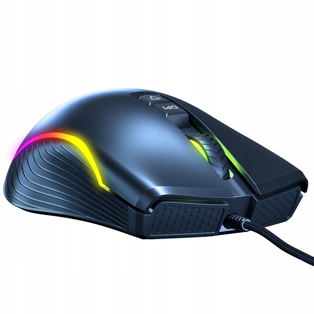 Gaming-Maus ONIKUMA CW905 schwarz kabelgebunden 6 Tasten RGB