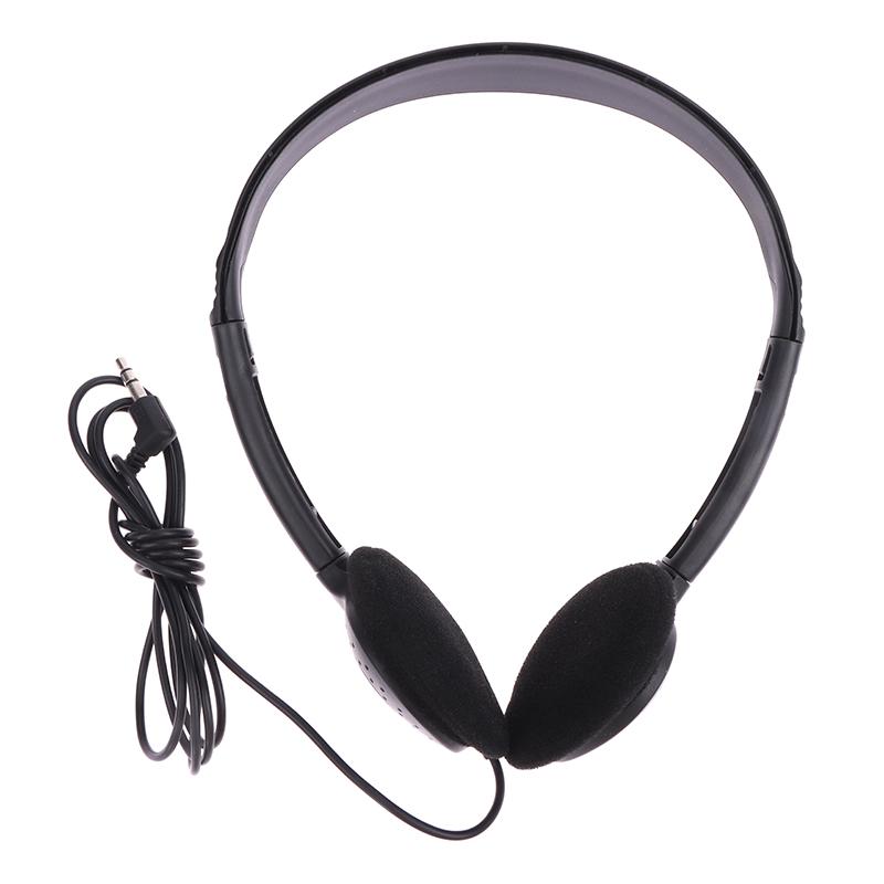 3.5Mm Universal Wired Computer Headphone No Microphone Gaming Headset Noise Canceling Sports Mp3 Earphone Wired Stereo Headset
