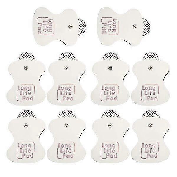 10x Elektrodenersatz für Omron Massagegeräte Langlebiges Pad 10 Stück yaoy