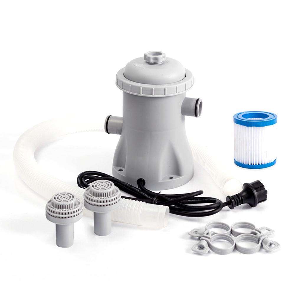 Swimming Pool Filter Pump 330 Gallon Cartridge Pool Filter Pump for Above Ground Pools Low Noise