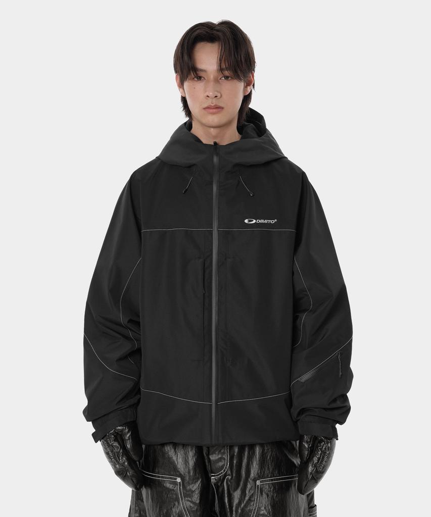 DIMITO Works Reflective Line Jacket Black