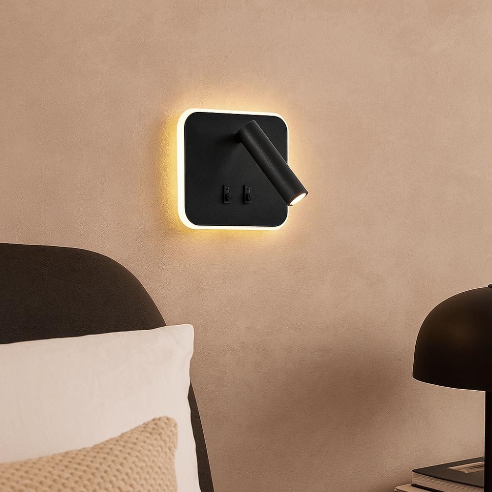 Dual Switch Reading Wall Lamp 350 Degree Rotating Rotating Light LED Wall Light  Bedhead Area