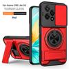 For Honor 200 Lite 5G Case Armor Silicone PC Magnetic Ring Holder Back Cover for Honor200 200Lite Slide Camera Shockproof Funda