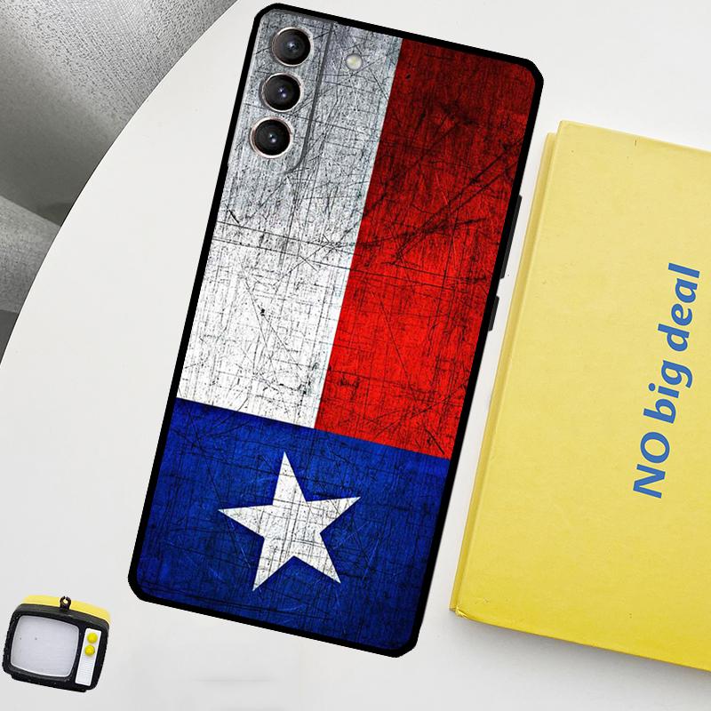 Texas Flag Phone Case For Samsung Galaxy S26 S24 Ultra S20 S21 S22 S23 Plus S10 S24 FE S25 Ultra Cover
