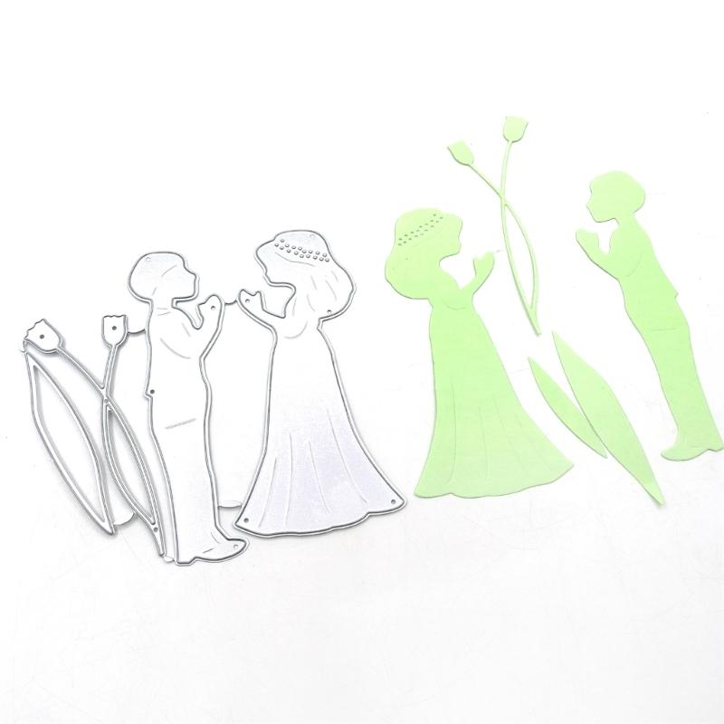 Heart Metal Die Cuts Wedding Cutting Dies Cut Stencils for DIY Embossing Paper Valentines Day Scrapbooking Decorations