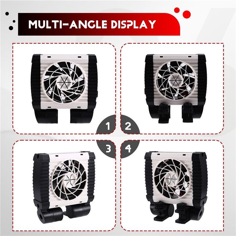 M-Modern-EU PLUG Fish Tank Cooling Fan Aquarium Fish Tank Adjustable Fan With 6 Wind Speeds Aquarium Cooler Chiller