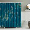 Blue Shower Curtain With Colorful People Design For Bathroom Decor Waterproof Fabric Home Accessories Size Customizable Free Shi