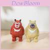 Wooden Craft Bear Big And Bear Second Decorative Figurines Home Office Car Decor Gift For Friends