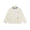 New Balance Lifestyle Casual Collection Velvet Jackets Unisex White Stand Collar Moderate AMJ13393-MSU