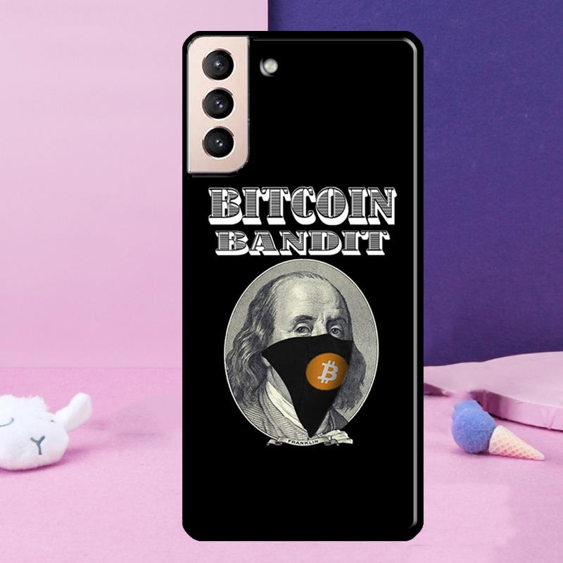 Bitcoin BTC Case For Samsung Galaxy S23 S22 Ultra S21 S20 FE Note 10 20 Ultra S8 S9 S10 Plus Cover