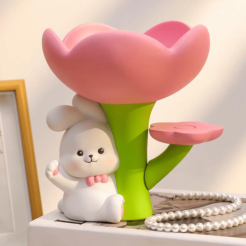 

Hello Rabbit Resin Storage Ornament