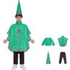 Multifunctional Role Play Outfit Includes Jacket Pants Cape Hat Roleplaying Clothes For Cosplay Event And Themed Parties
