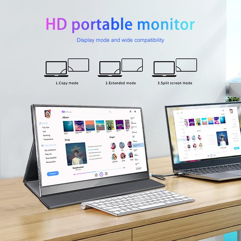 14" Esports Gaming Monitor, 1200P, Metal Shell, Single-Line Power, PS5 Extended Display