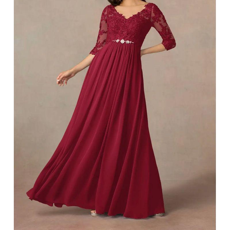 

Экспорт Одиночный Высокий Товары Газовое Месторождение Бриллиантовые Украшения Сверкающая Сетка Вышивка Надпись Шифоновое Вечернее Платье Платье для Ежегодного Собрания Плюс Плюс размер Burgundy One size