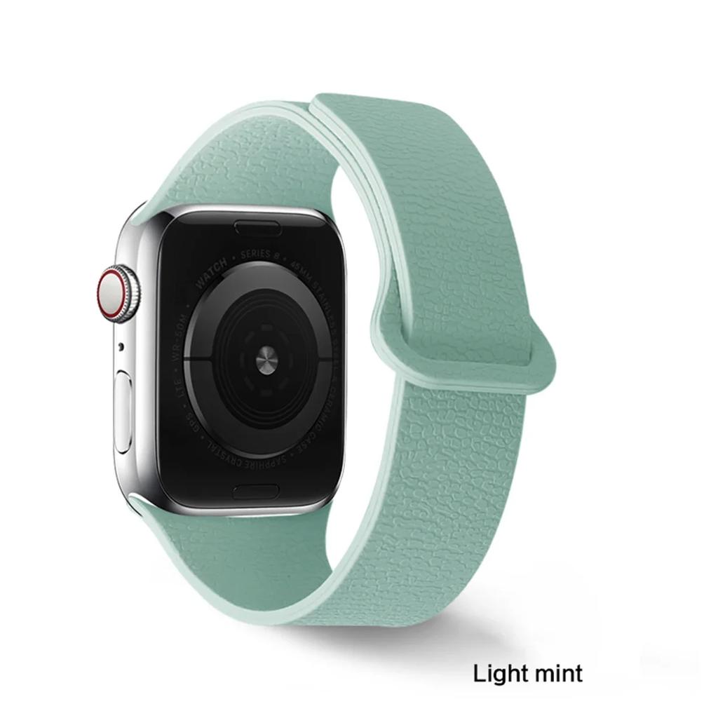 Magnetic Silicone Strap for Apple Watch Band Ultra 3 49mm Series 11 10 42 46mm 9/8/7 45mm 41mm 44 40mm Sport for IWatch 6 5 4SE