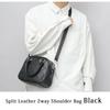 [Register] Grabella Shoulder Bag, Handbag, Men's and Women's, 2-Way Mini Bag, Small, Handbag, Crossbody Bag, Cowhide Leather, Solid Color