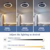 2-in-1 Ceiling Fan with LED Light Remote Control Dimmable Smart Fan Light for Bedroom Living Room Kitchen